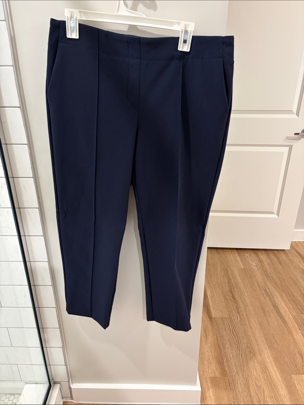 Rachel Zoe Navy Cropped Tailored Pants